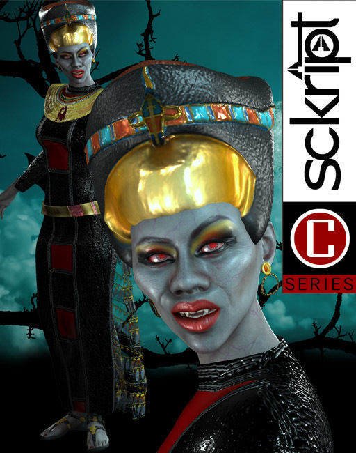 Vampire Asha Drac 3D model_2