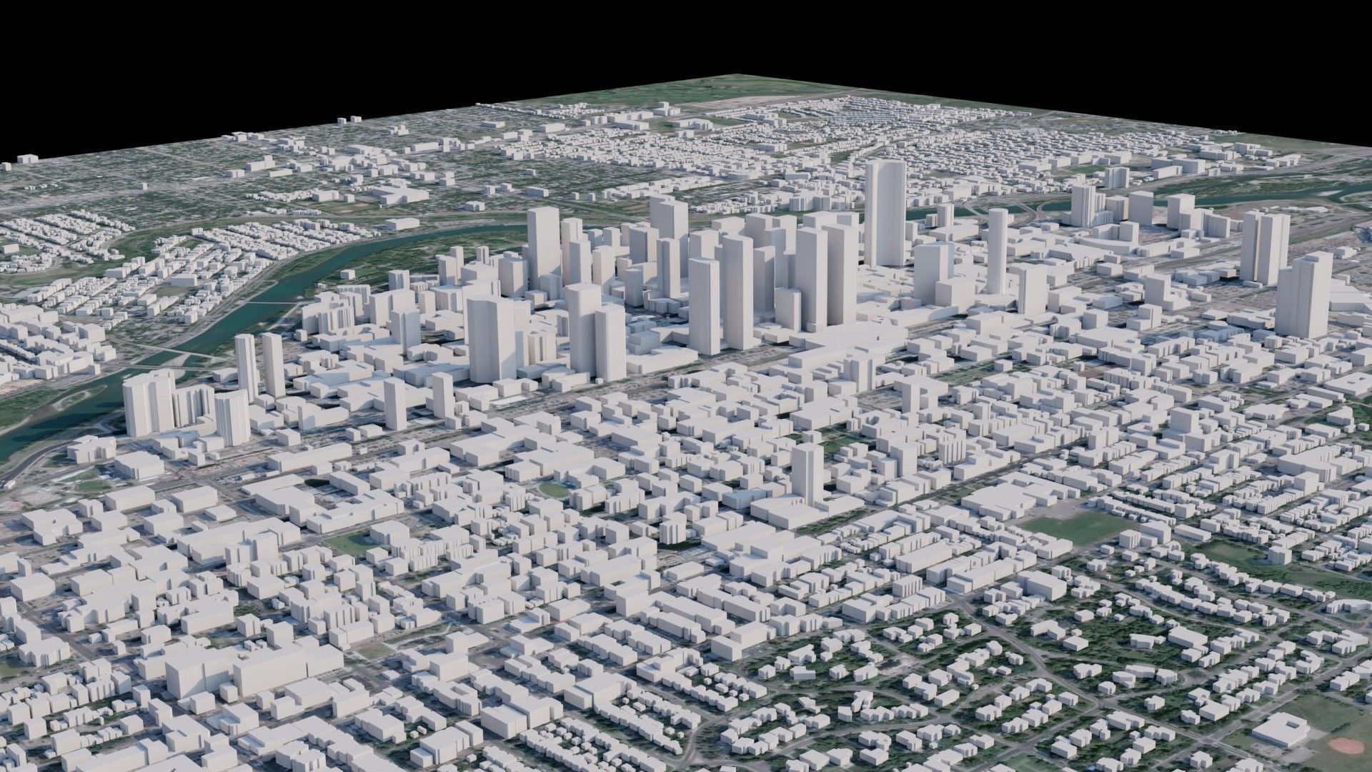 Calgary - Canada 3D model_1