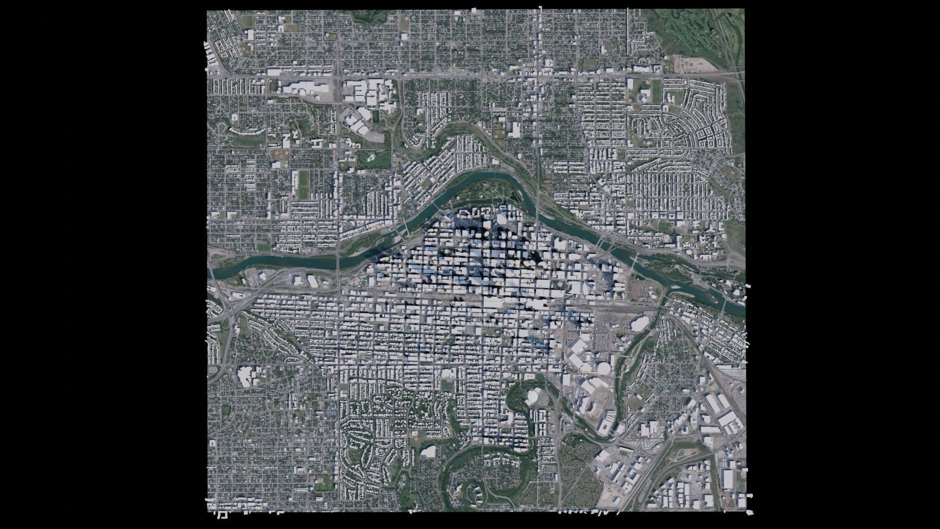 Calgary - Canada 3D model_2