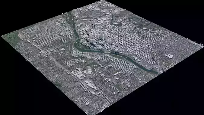 Calgary - Canada 3D model