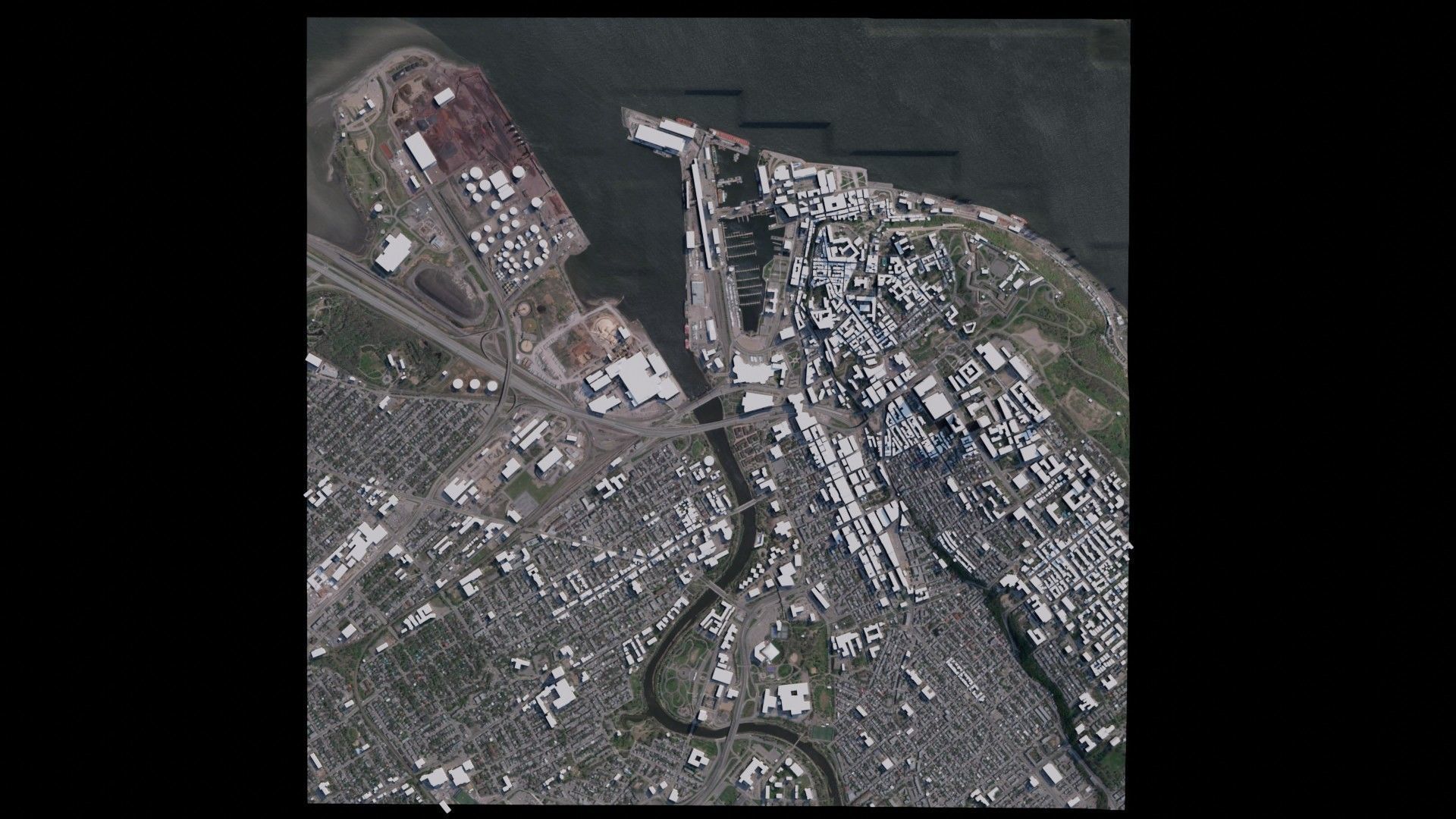 Quebec City - Canada 3D model_2