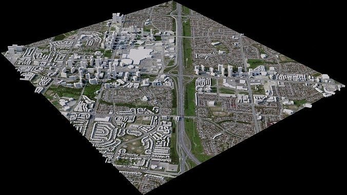 Mississauga - Canada 3D model