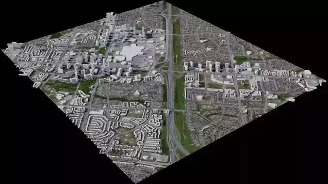 Mississauga - Canada 3D model