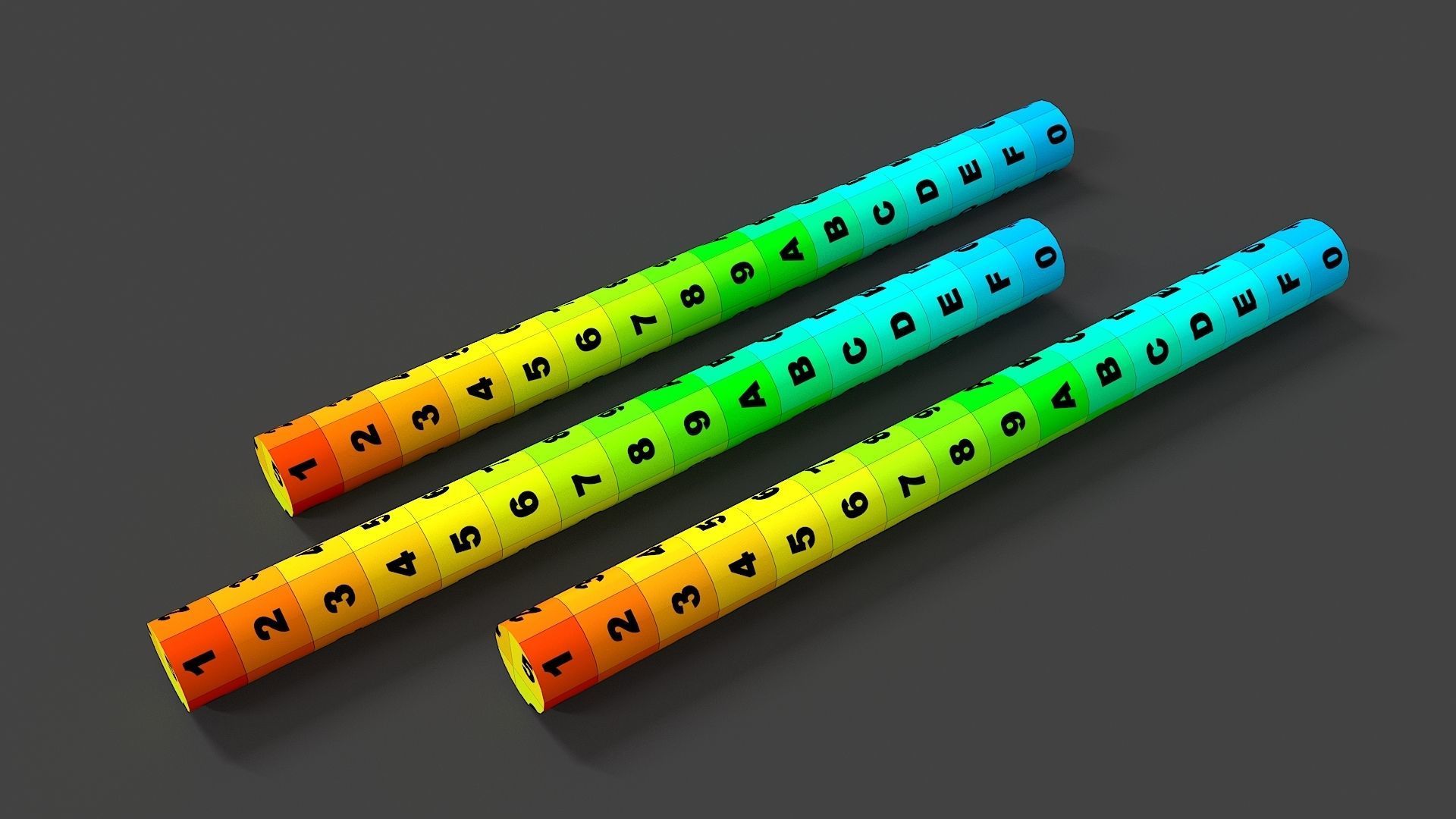 Lucky Strike cigarette pack with ashtray 3D model_10