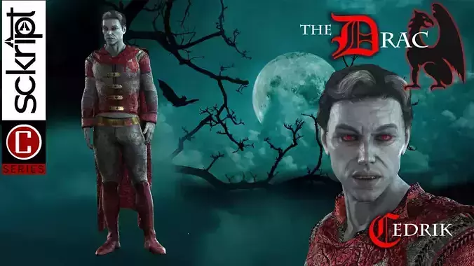 Vampire Cedrik Drac 3D model