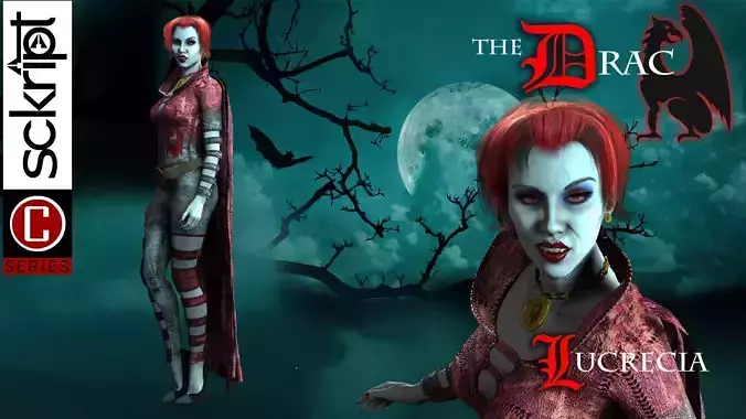 Vampire Lucrecia Drac 3D model