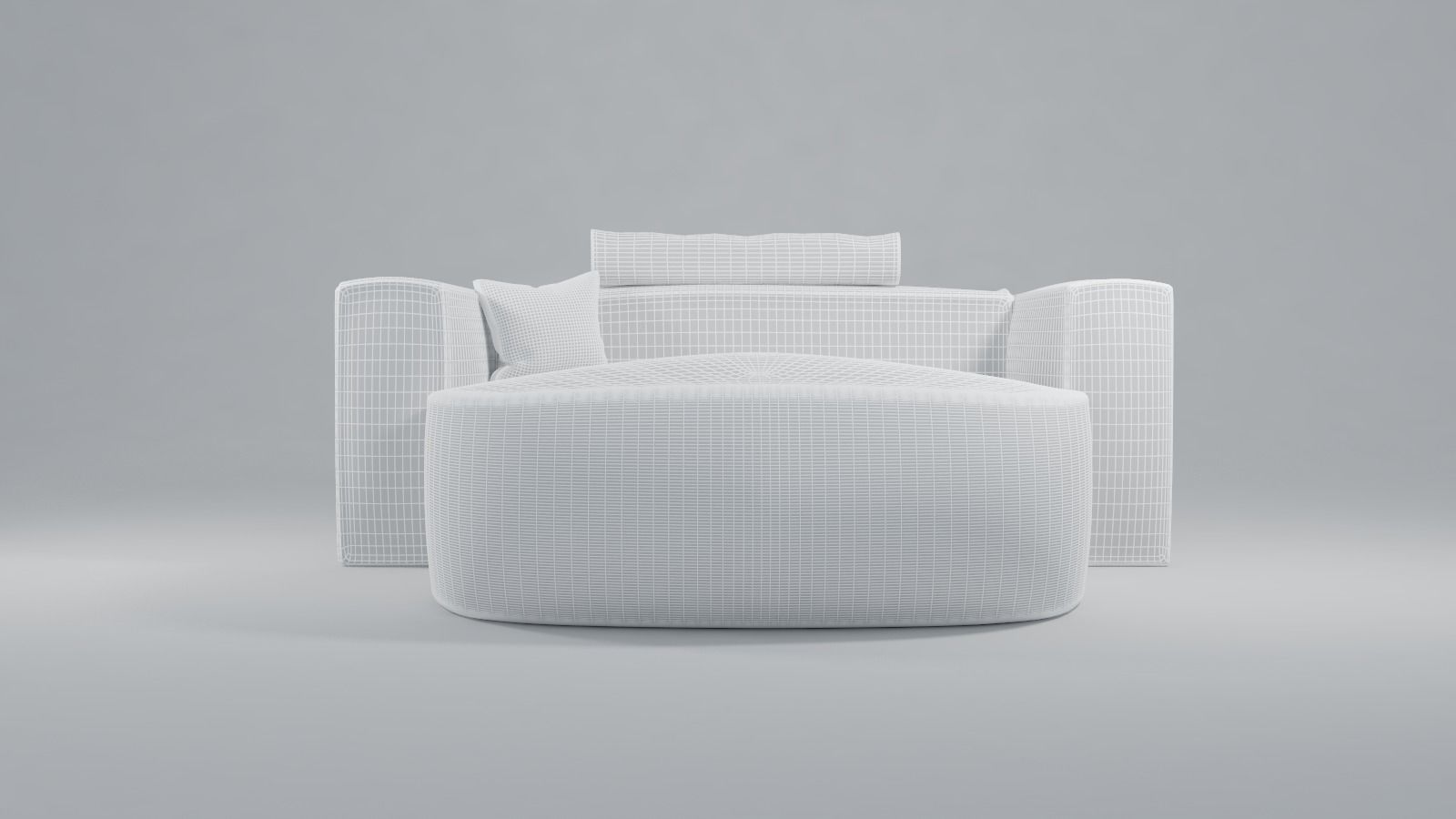 Modern Armchair - Sofa  3D model_12