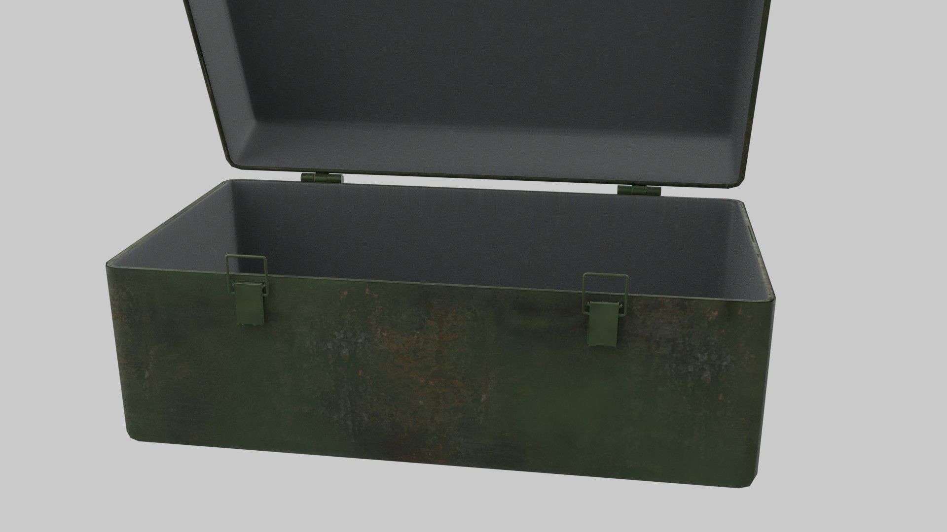 Metal Tool Box Low-poly 3D model_4