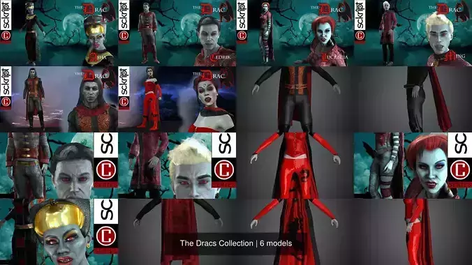 The Dracs Collection dracula group