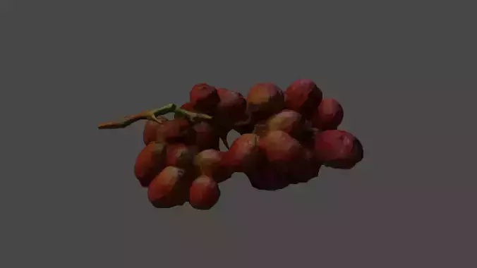 Red Grapes - Photogrammetry