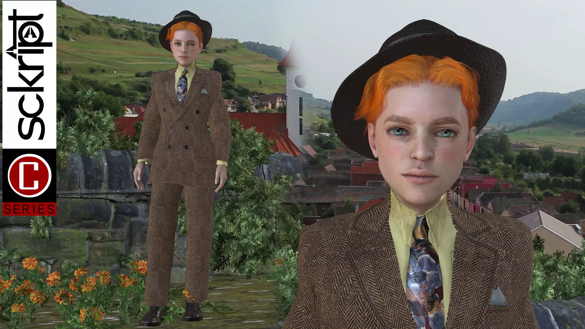 WWII The British Agent 3D model_0