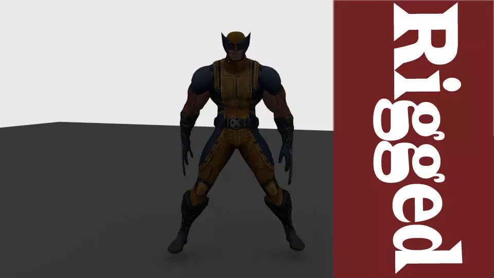 Wolverine 3D model_0