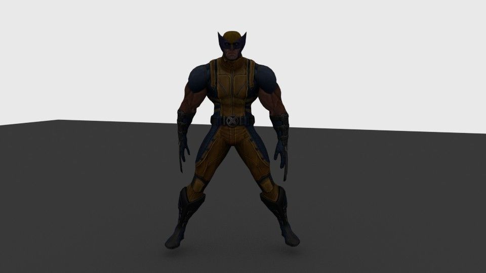 Wolverine 3D model_1