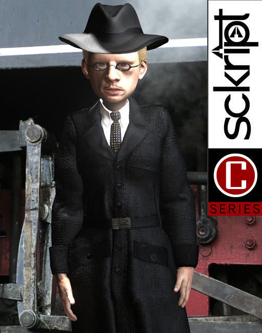 WWII Gestapo Agent 3D model_3