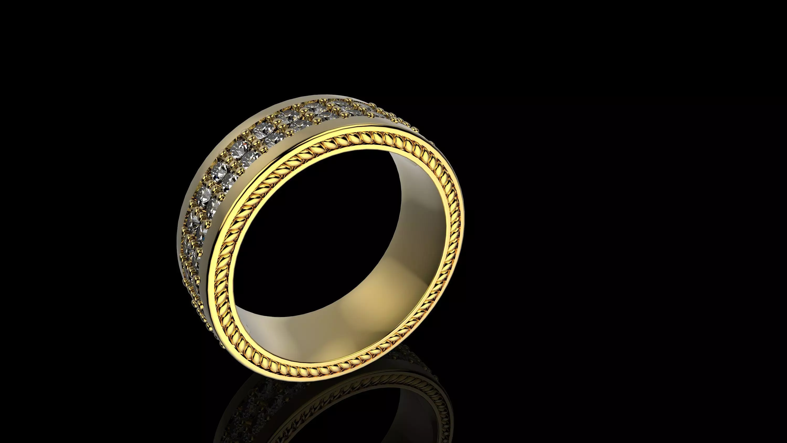 P RINGS N9 3D print model_0