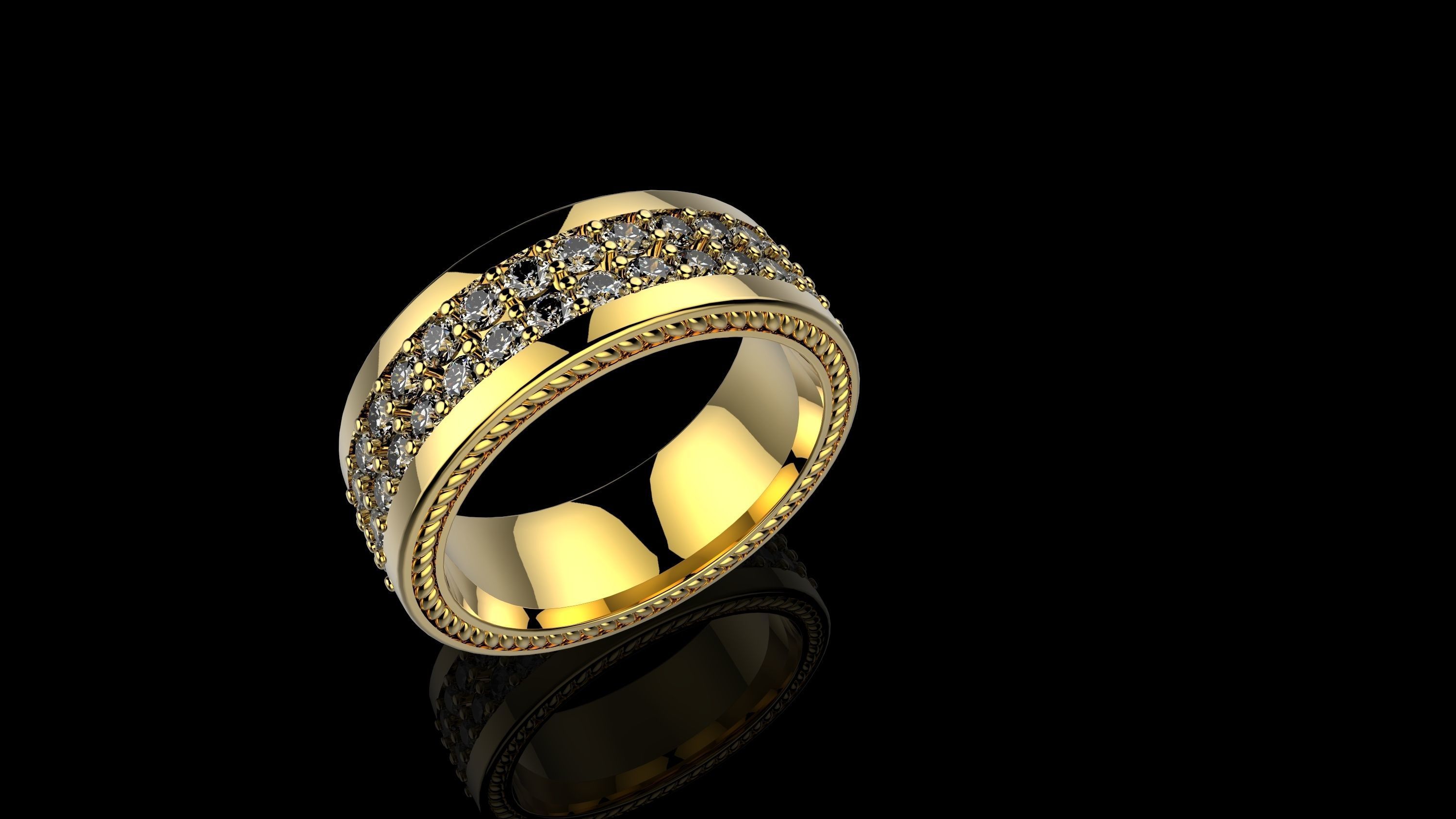 P RINGS N9 3D print model_1