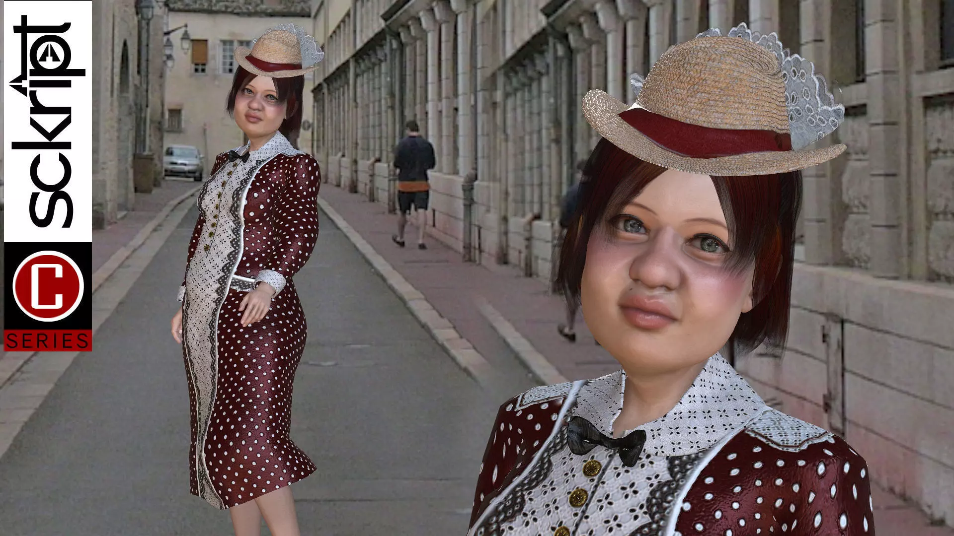WWII The Mayor Wife 3D model_0