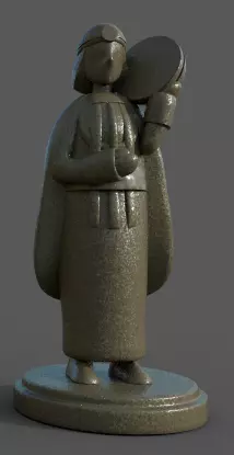 Machi  Indigena Chilena Mapuche 3D print model_0