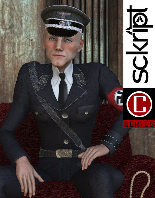 WWII Nazi Commander 3D model_3