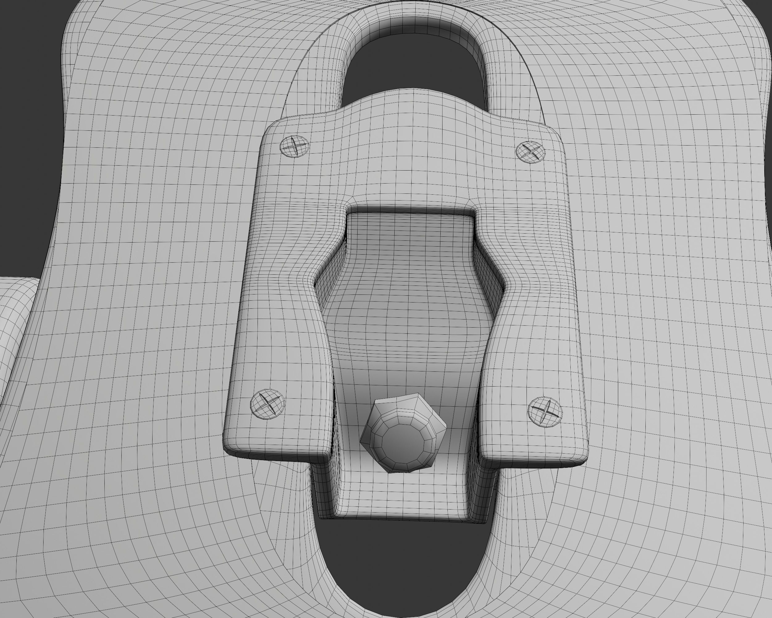 Longboard freeride 3D model_10