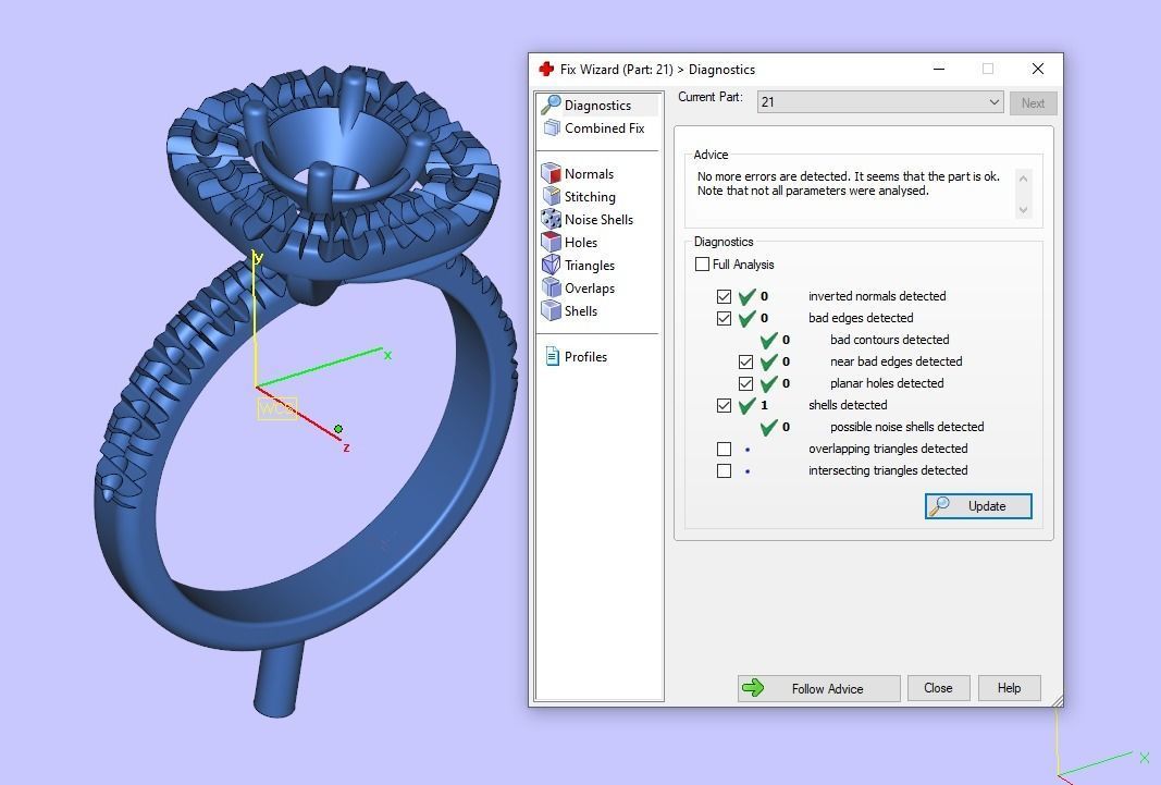 P RINGS N8 3D print model_6