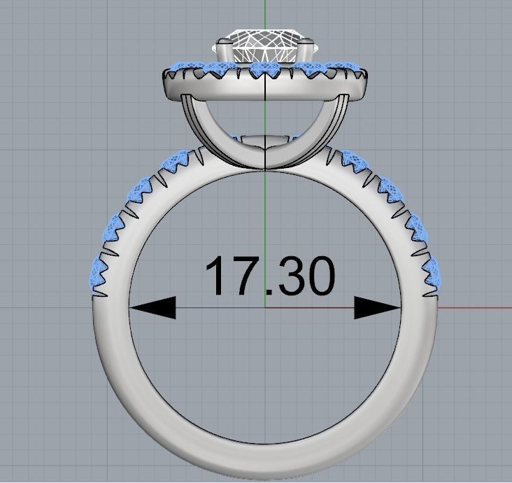 P RINGS N8 3D print model_7