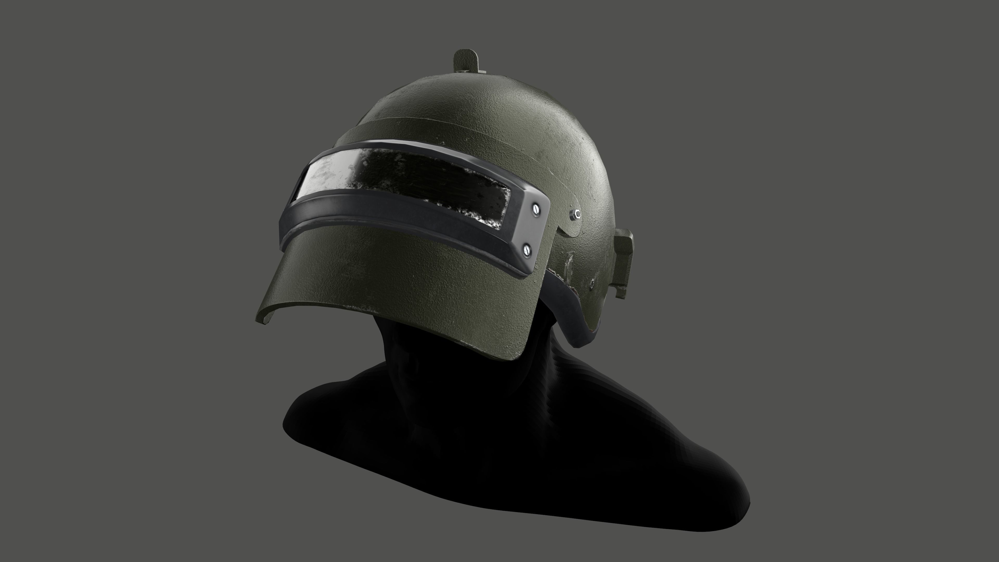 Altyn K6-3 Helmet Low-poly game ready Low-poly 3D model_3