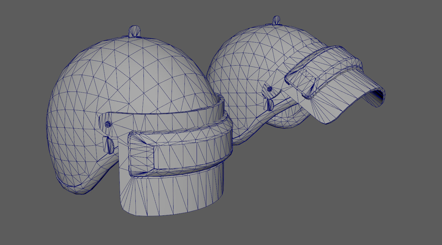 Altyn K6-3 Helmet Low-poly game ready Low-poly 3D model_9