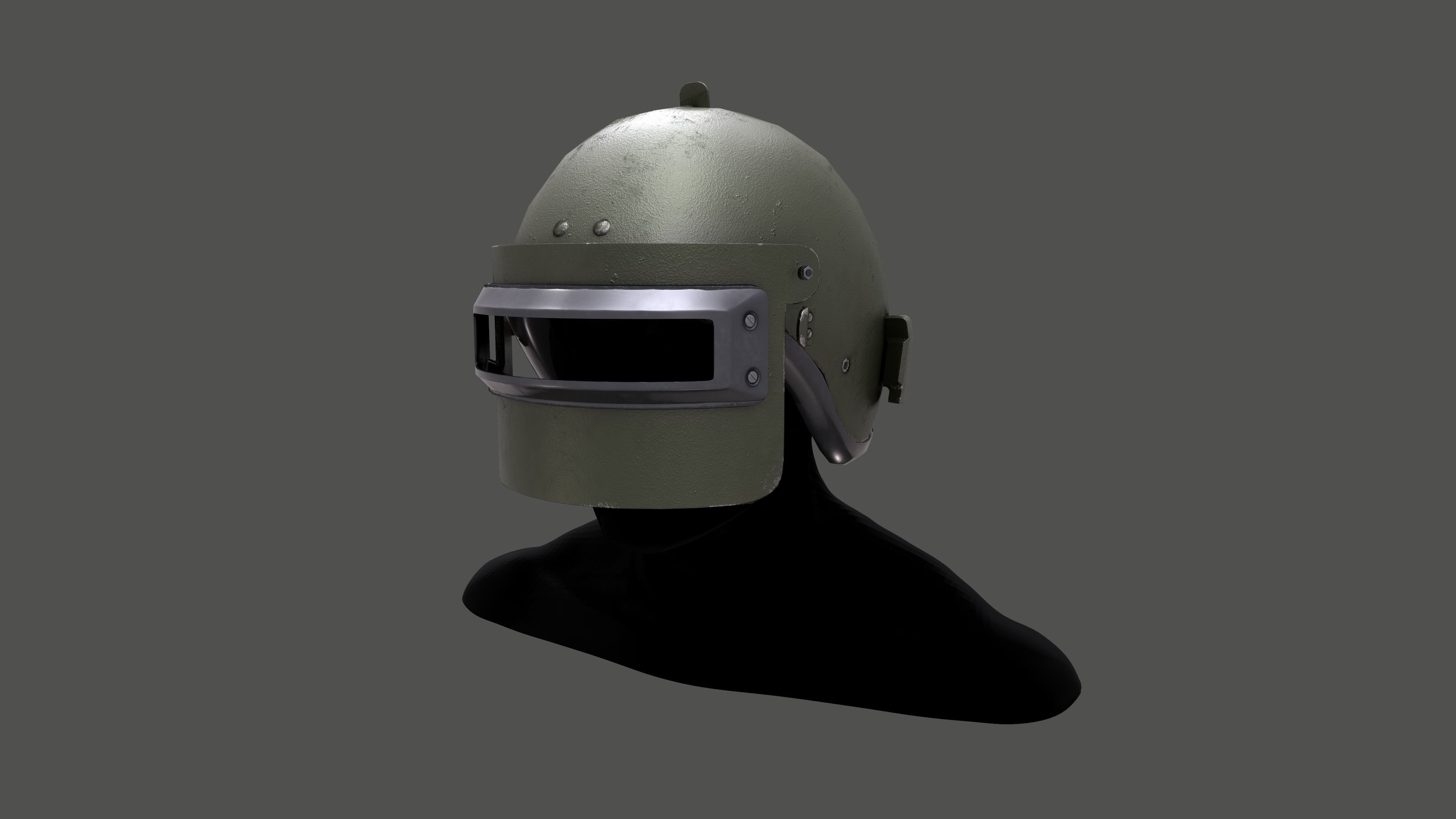 Altyn K6-3 Helmet Low-poly game ready Low-poly 3D model_8