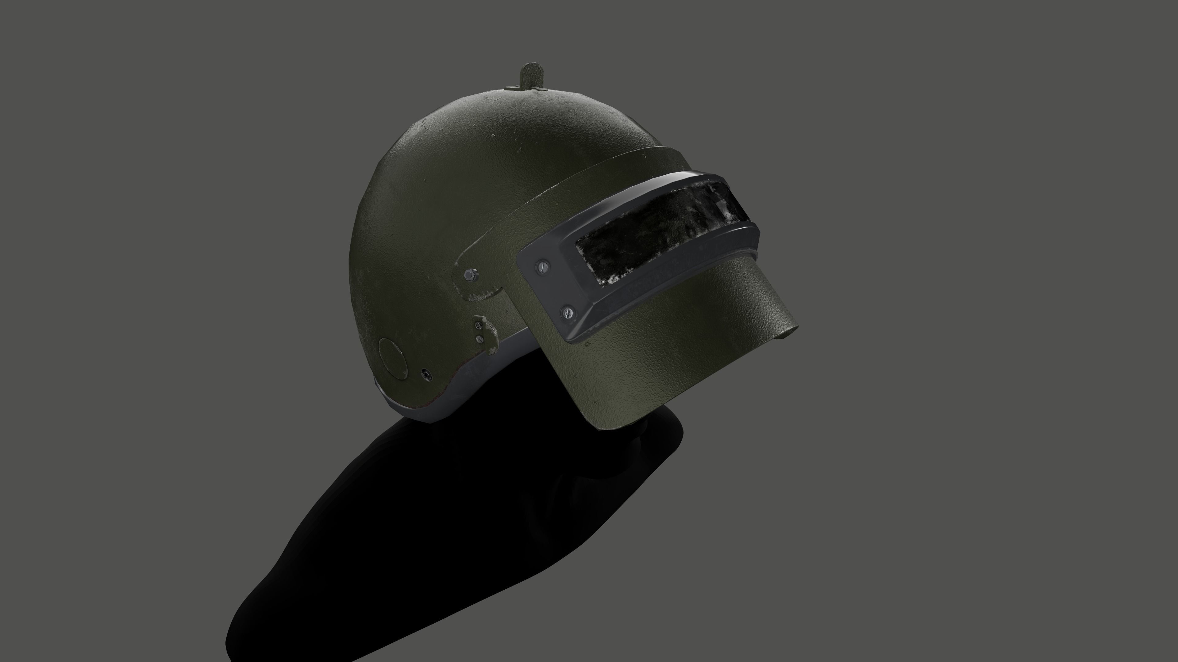 Altyn K6-3 Helmet Low-poly game ready Low-poly 3D model_4