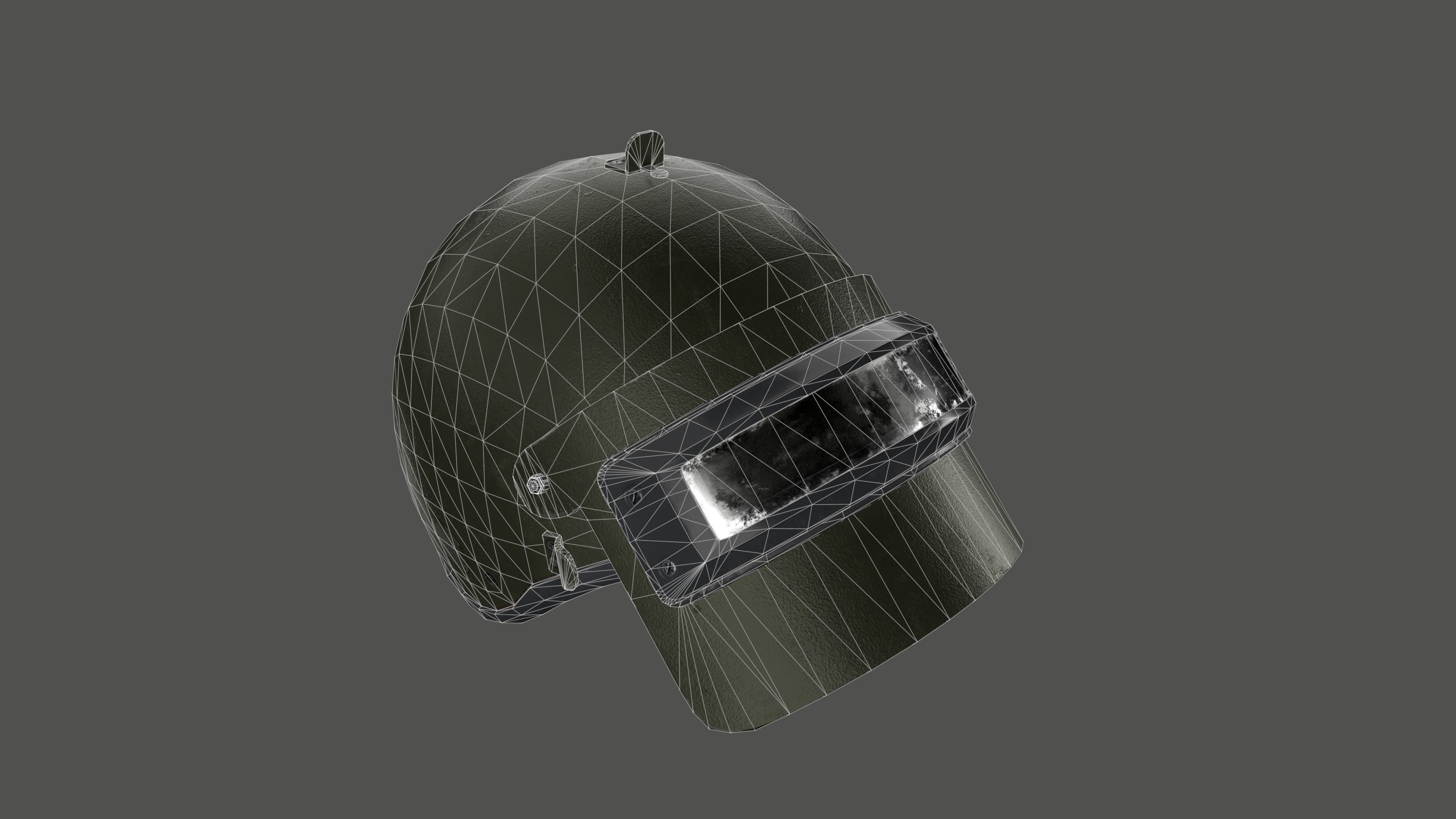 Altyn K6-3 Helmet Low-poly game ready Low-poly 3D model_2