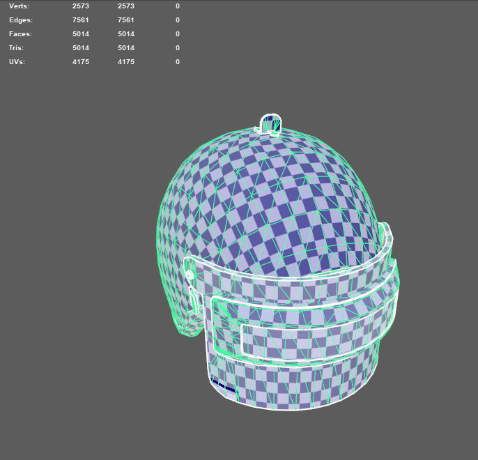 Altyn K6-3 Helmet Low-poly game ready Low-poly 3D model_11