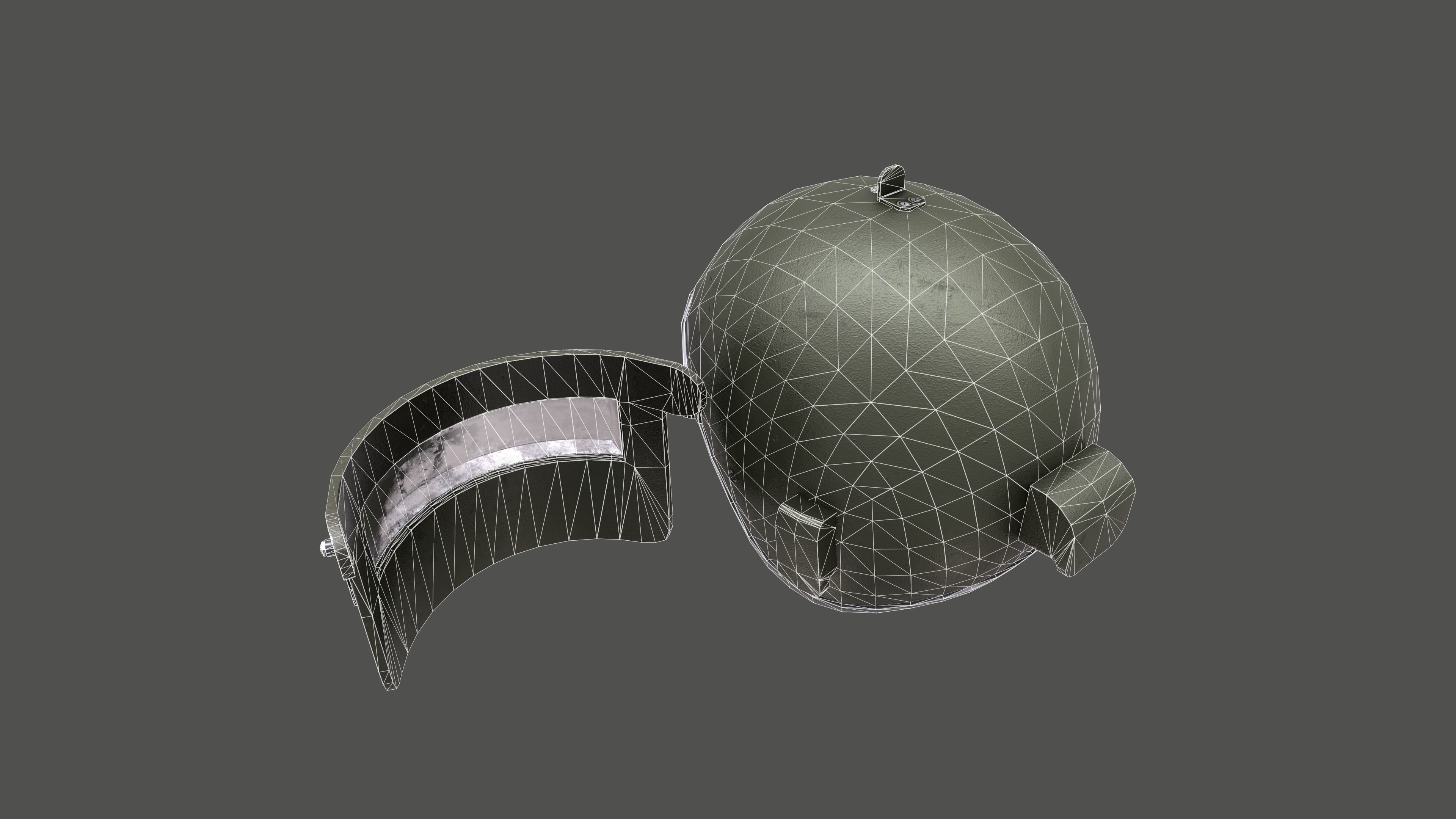 Altyn K6-3 Helmet Low-poly game ready Low-poly 3D model_6