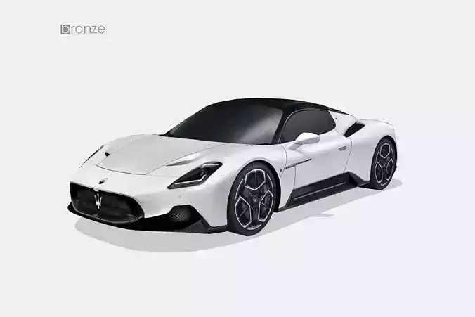 Maserati MC20 2021 Low-poly 3D model
