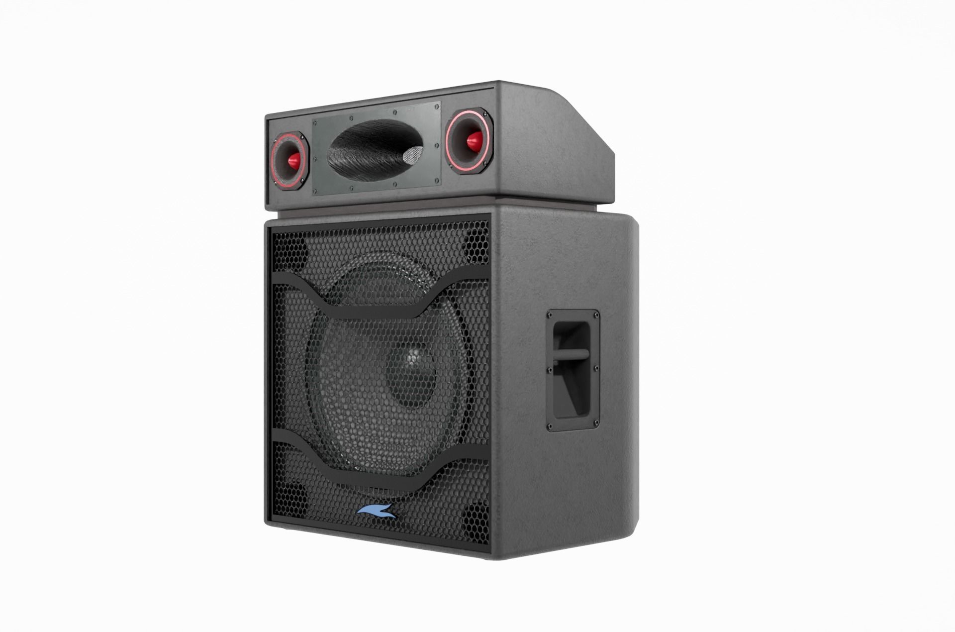 Speaker Sound 01 - Blender 3d 3D model_4