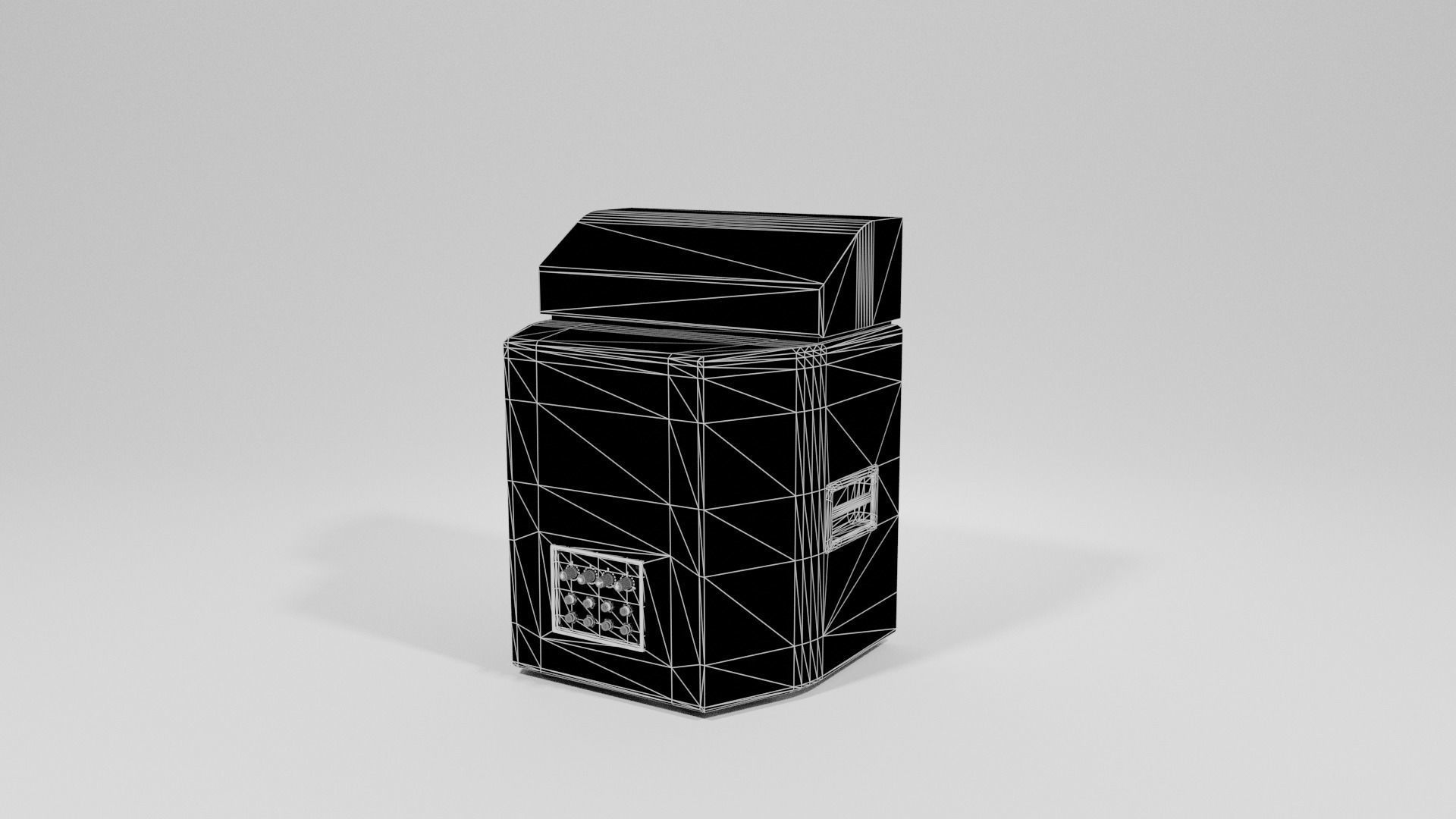 Speaker Sound 01 - Blender 3d 3D model_14