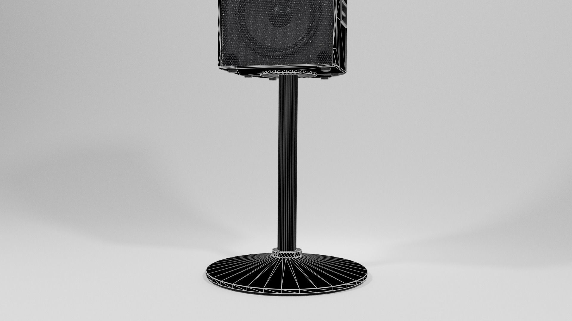 Speaker Sound 01 - Blender 3d 3D model_12