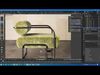 Club Chair in Como  Low-poly 3D model_1