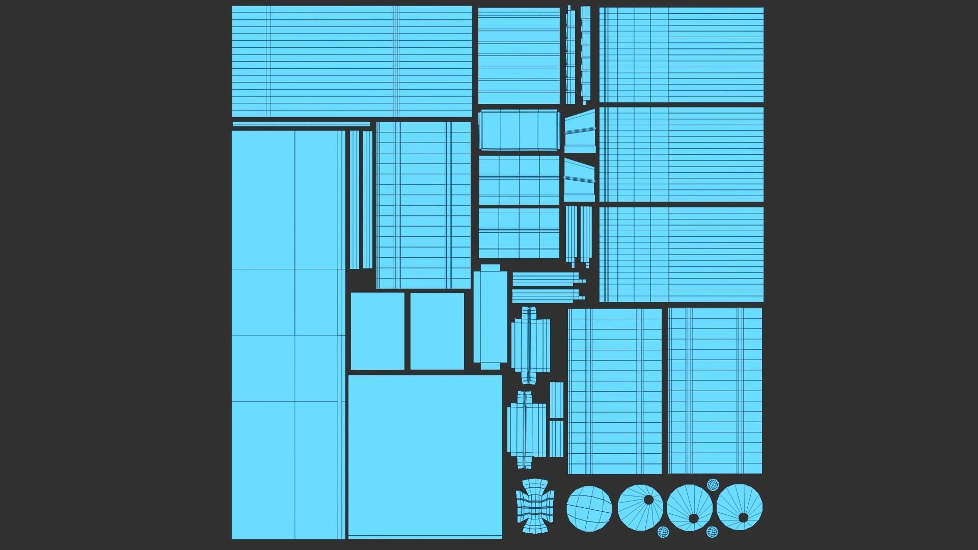 Back Alley Backdrop - Neon Cyberpunk Scenery - Full Perm Low-poly 3D model_7