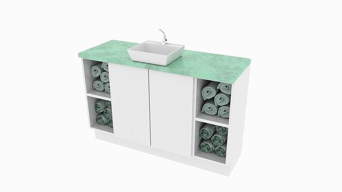 Bathroom Vanity Free 3D model