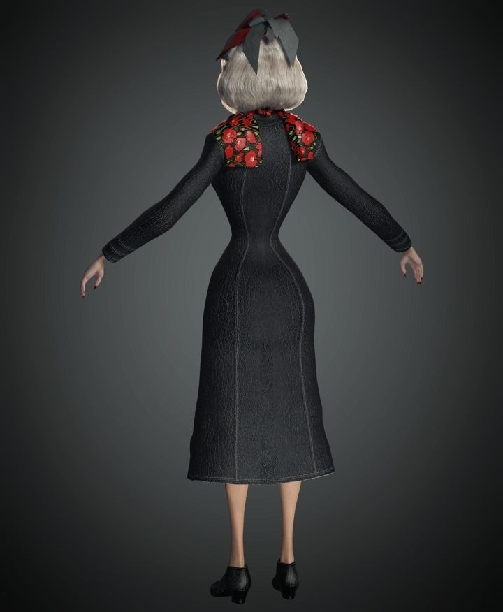 WWII Nazi Spy 2 3D model_6