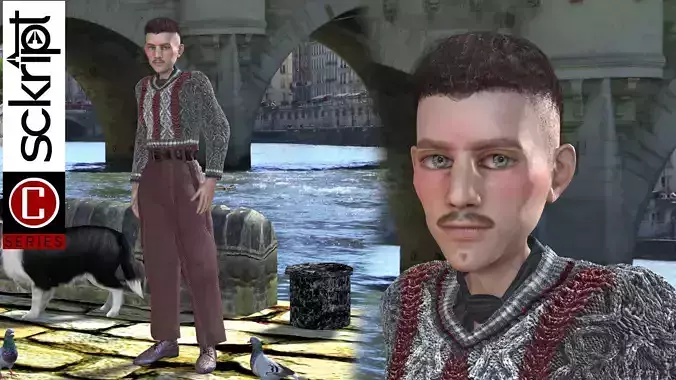 WWII The Artist 3D model