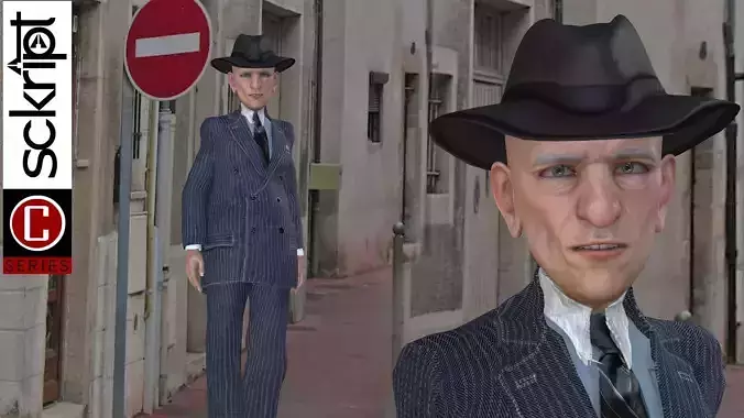 WWII The Mayor 3D model