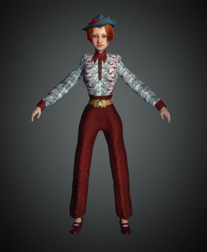 WWII The Reporter 3D model_4