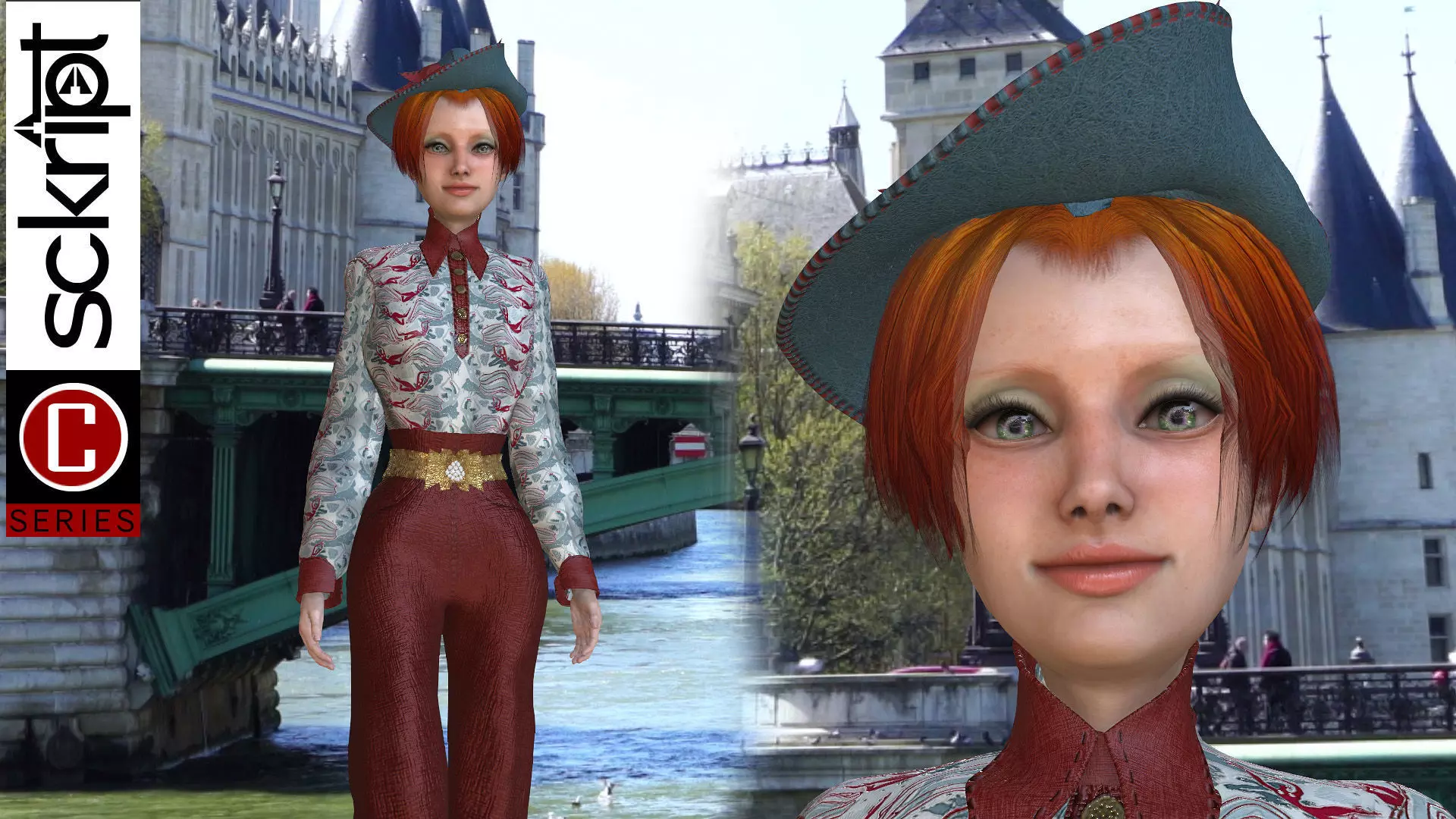 WWII The Reporter 3D model_0