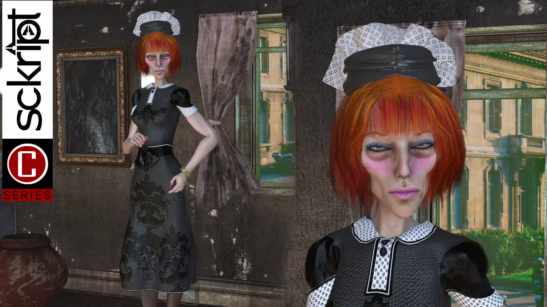 WWII The Widow 3D model_0