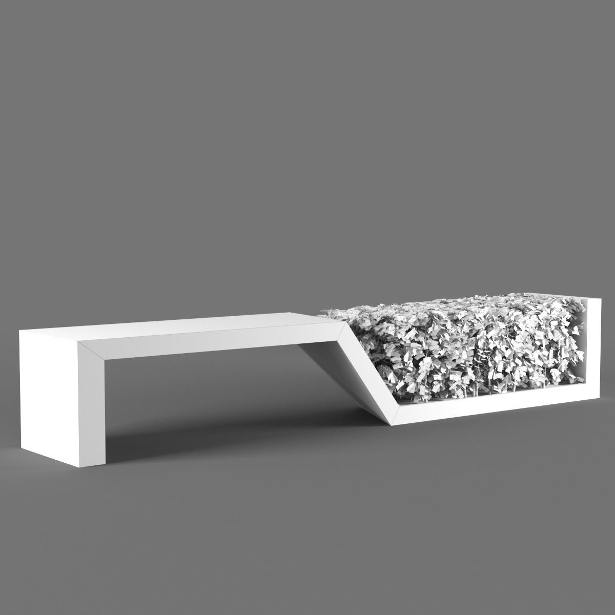 bench135 bench made of plants 3D model_4