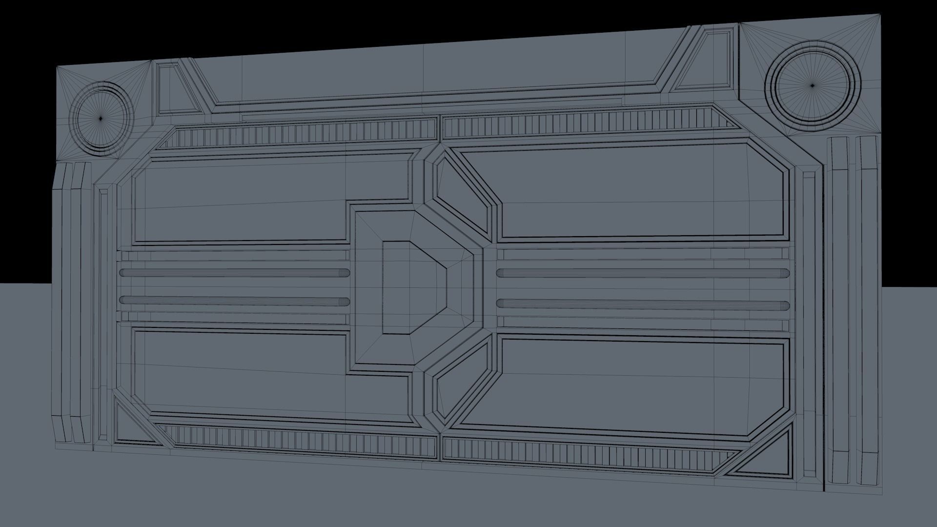 Sci Fi Door 3D model_10