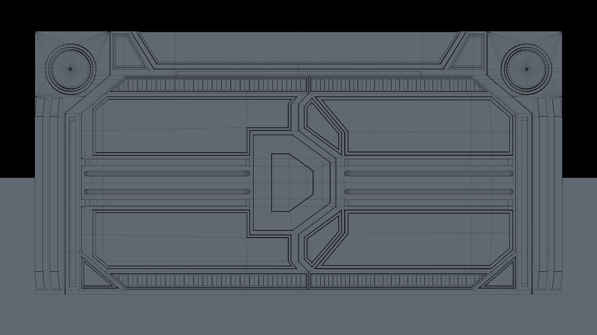 Sci Fi Door 3D model_12