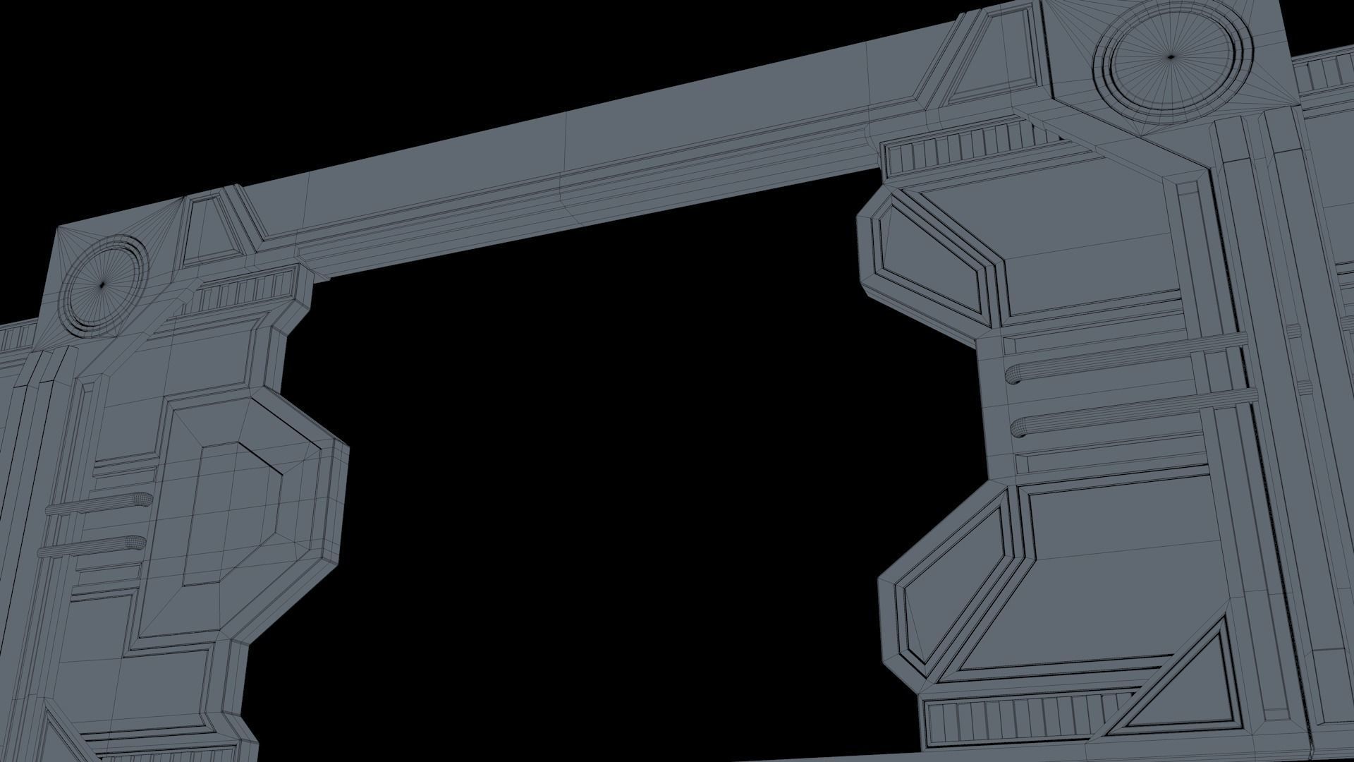Sci Fi Door 3D model_16